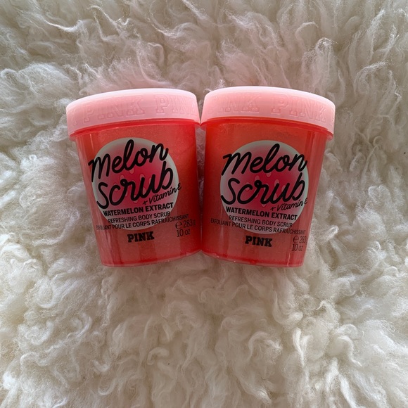 New Victoria’s Secret PINK Melon Refreshing Body Scrubs - Picture 1 of 1